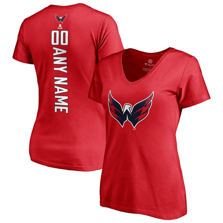 

Футболка с коротким рукавом Fanatics Branded Washington Capitals, красный