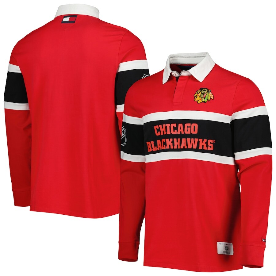 

Футболка с длинным рукавом Tommy Hilfiger Chicago Blackhawks, красный