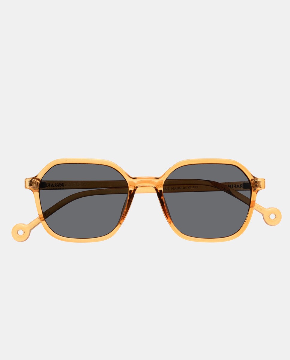 цена Желтые солнцезащитные очки-унисекс с геометрическим рисунком и поляризованными линзами Parafina, желтый