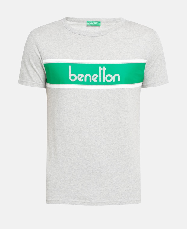 

Футболка United Colors of Benetton, цвет Medium Grey