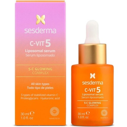 

C-Vit Липосомальная сыворотка 5 витаминов антиоксидантная сыворотка для лица 30 мл Sesderma
