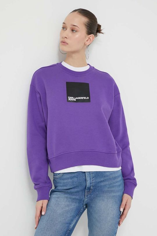 Толстовка Karl Lagerfeld Jeans, фиолетовый