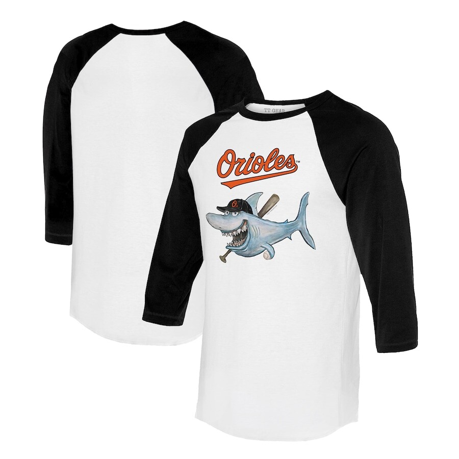 

Футболка с длинным рукавом Tiny Turnip Baltimore Orioles, белый