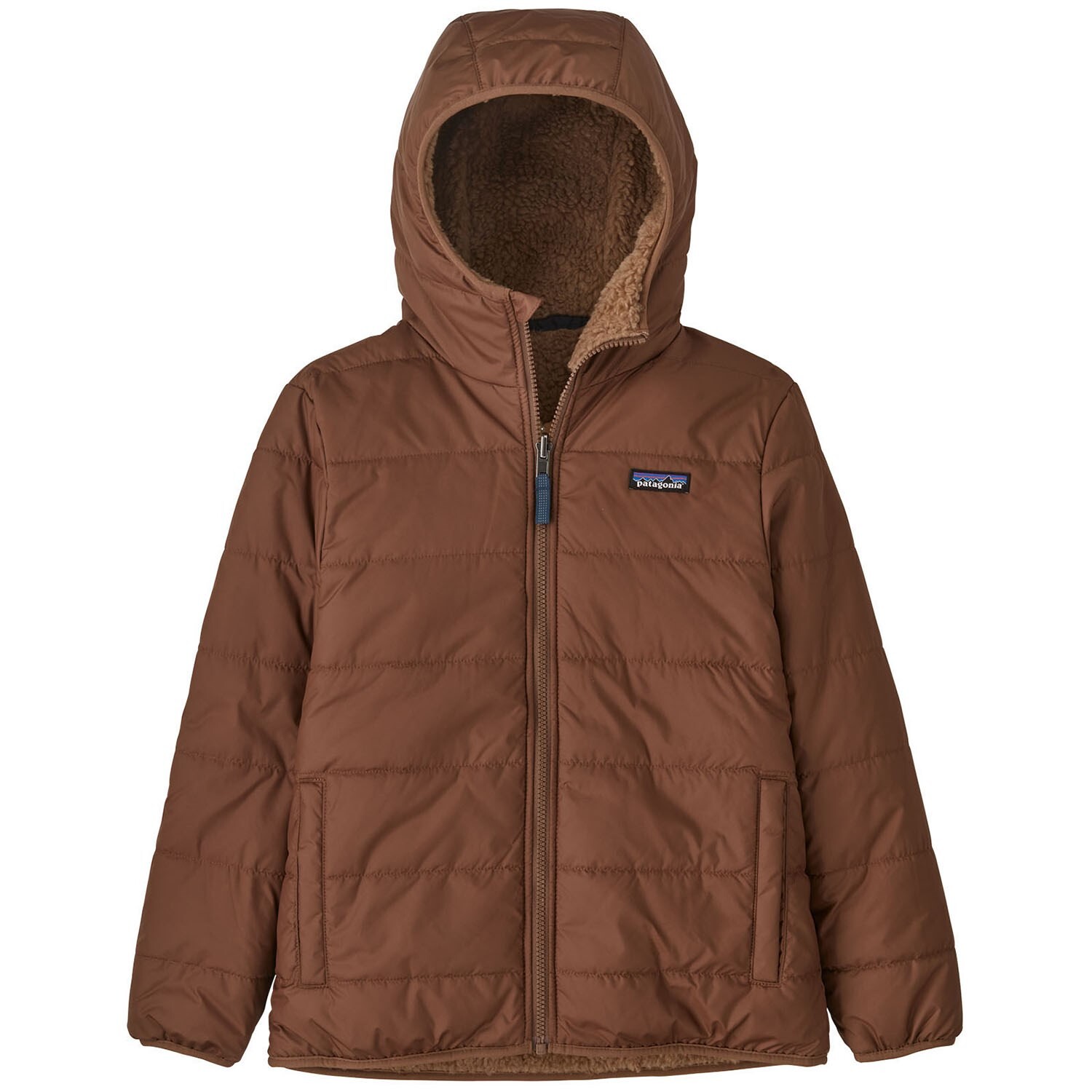 

Двусторонняя толстовка с капюшоном Ready Freddy Patagonia, коричневый