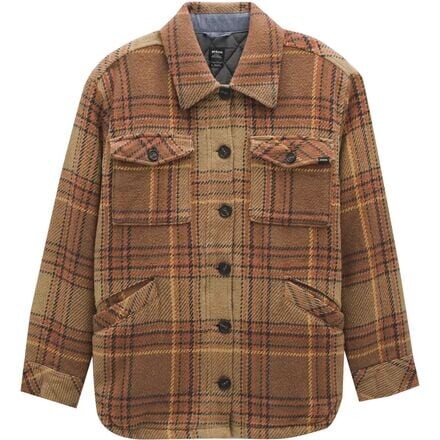 

Фланелевая куртка Lower Falls женская prAna, цвет Embark Brown