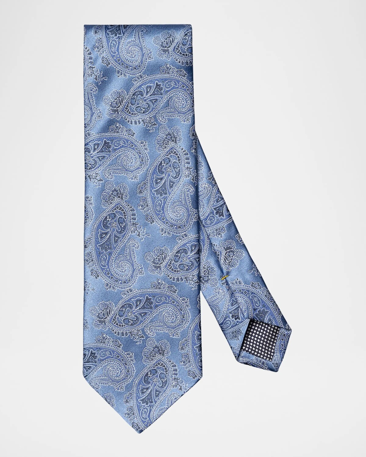 

Мужской шелковый галстук с пейсли Eton, цвет Dk Blue
