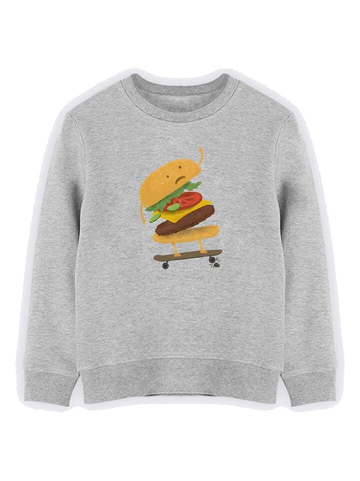 

Толстовка WOOOP Burger wipeout, серый
