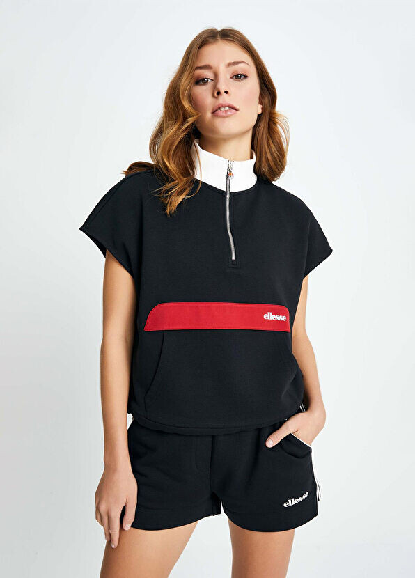 

Укороченная женская футболка Ellesse, черный