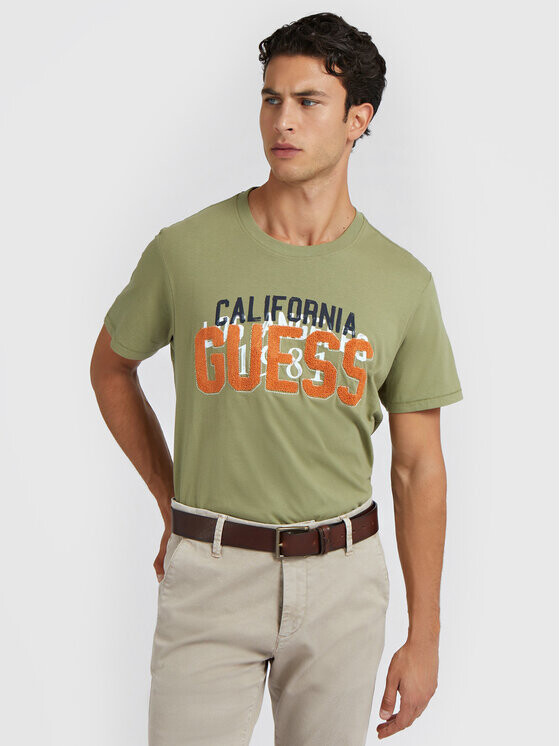 

Футболка стандартного кроя Guess, зеленый