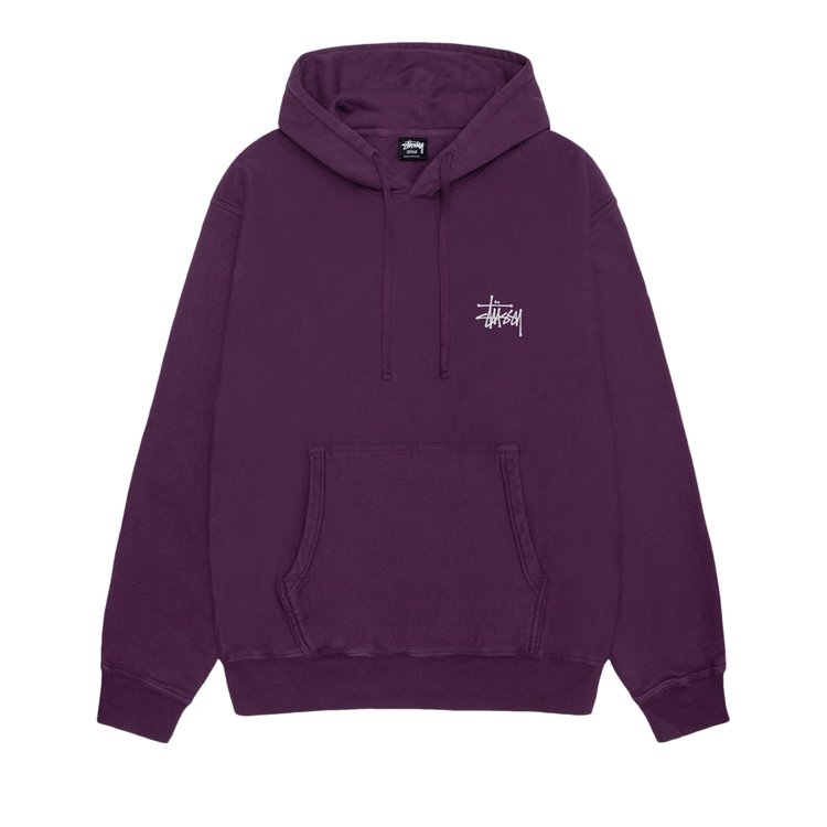 

Худи Stussy Pigment Dyed Built Tough 'Purple', фиолетовый