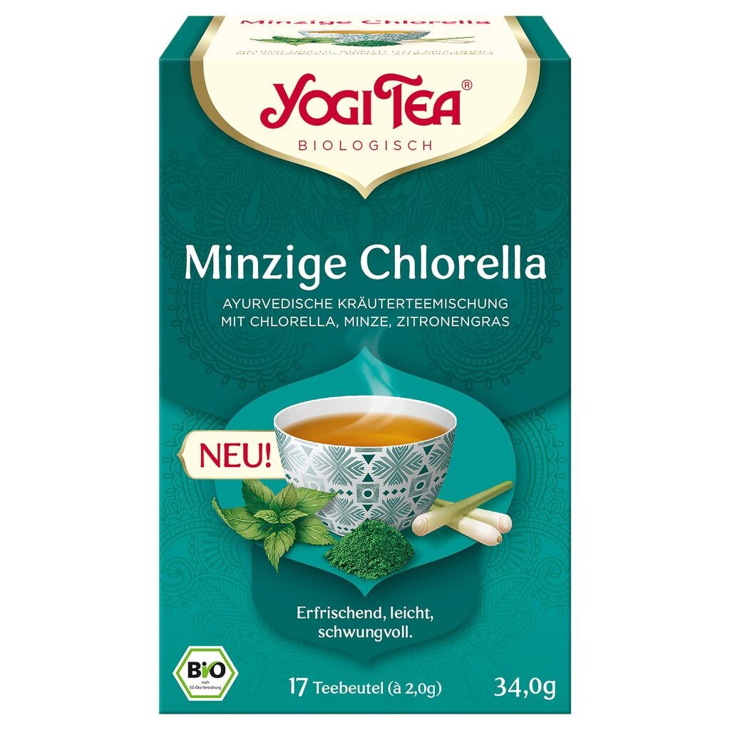 

Чай Yogi Minty Chlorella Bio — органический — 34 г Yogi Tea