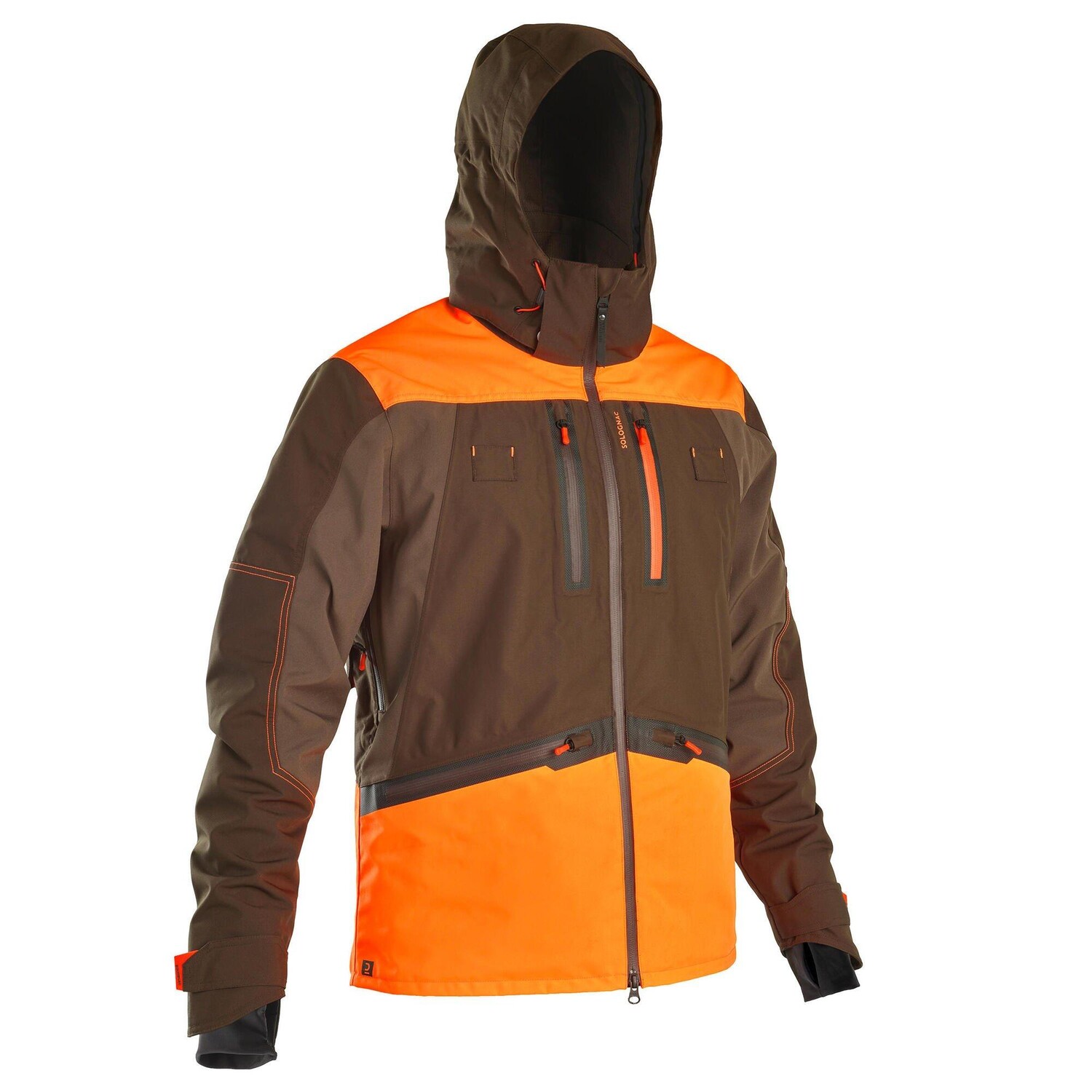 

Decathlon Country Sport Водонепроницаемая усиленная куртка Solognac, оранжевый