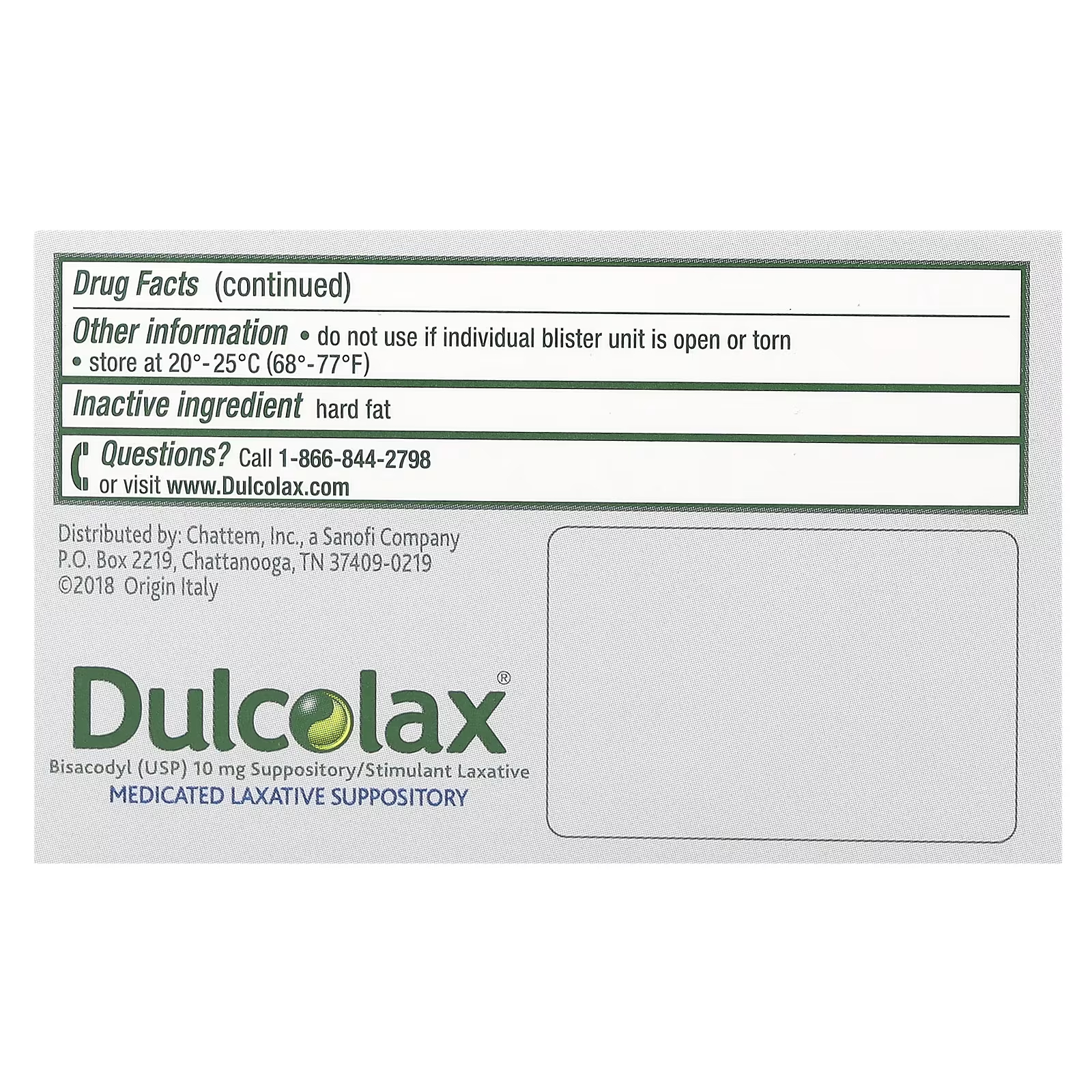 Дульколакс лечебные Dulcolax слабительные суппозитории, 28 суппозиториев
