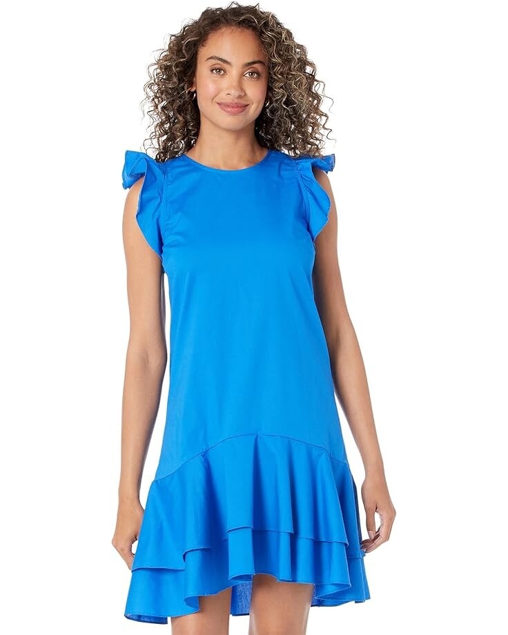 

Платье Maggy London Mini with Ruffles, цвет Princess Blue