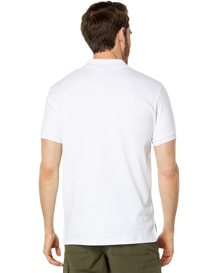 

Поло U.S. POLO ASSN. Slim Fit Interlock Polo, белый