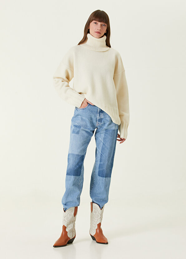 

Синие прямые джинсовые брюки sylvie Made In Tomboy, Синий