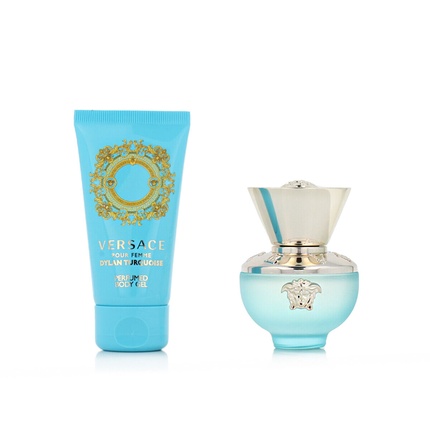 Versace Pour Femme Dylan Turquoise EDT 30ml and BG 50ml versace dylan turquoise lady 30ml edt