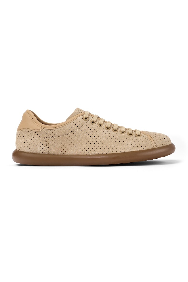 

Туфли Pelotas Soller 27227 из нубука с перфорацией Camper, бежевый