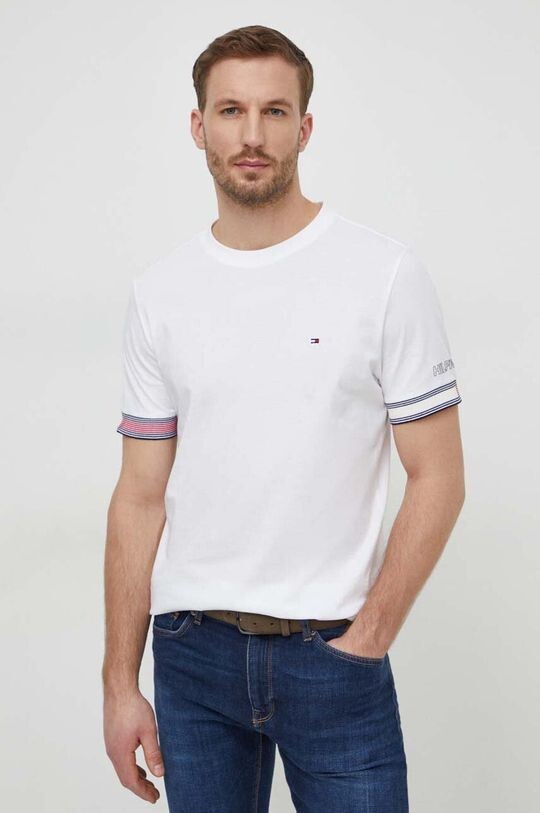 

Хлопковая футболка Tommy Hilfiger, белый