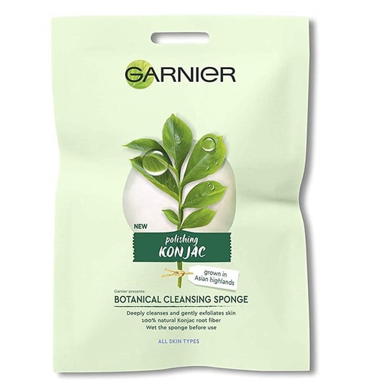цена Очищающая губка Polishing Konjac, 1 шт. Garnier, Bio Botanical Cleansing Sponge