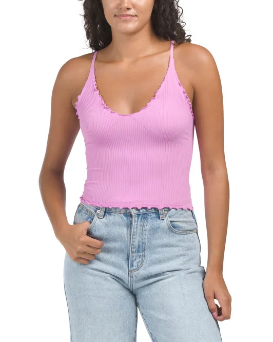 

Бесшовная майка Easy To Love Free People, розовый
