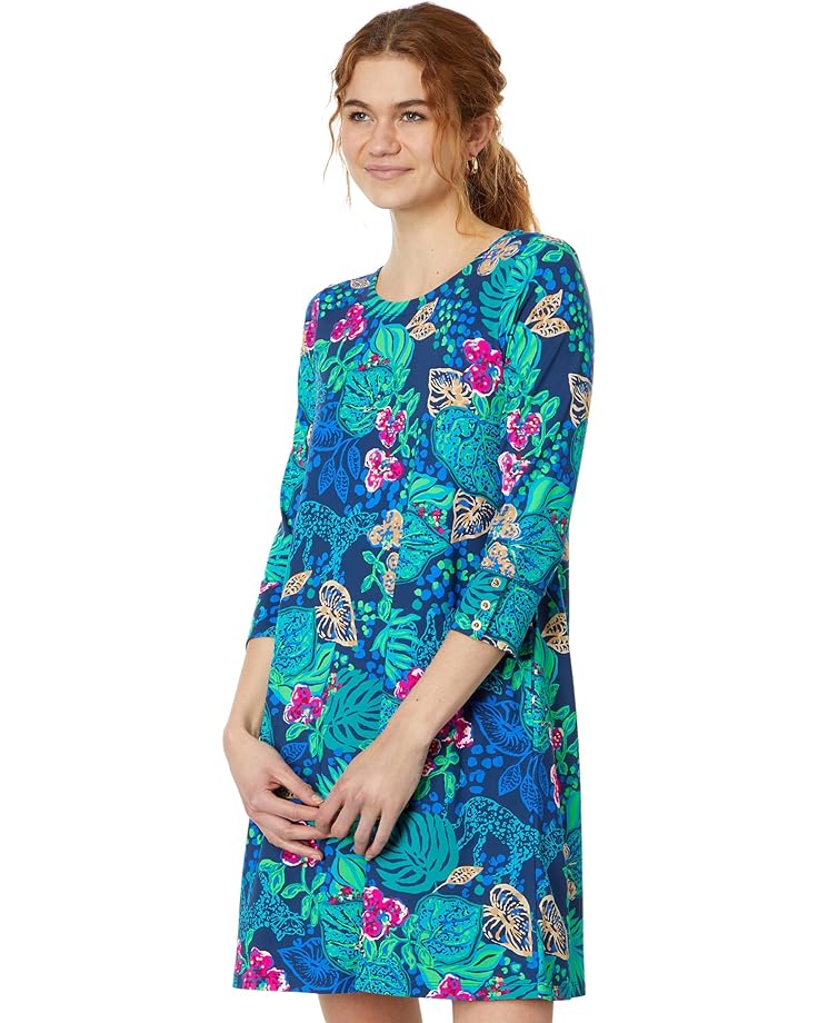 Платье Lilly Pulitzer Solia Chillylilly Upf 50+, нави