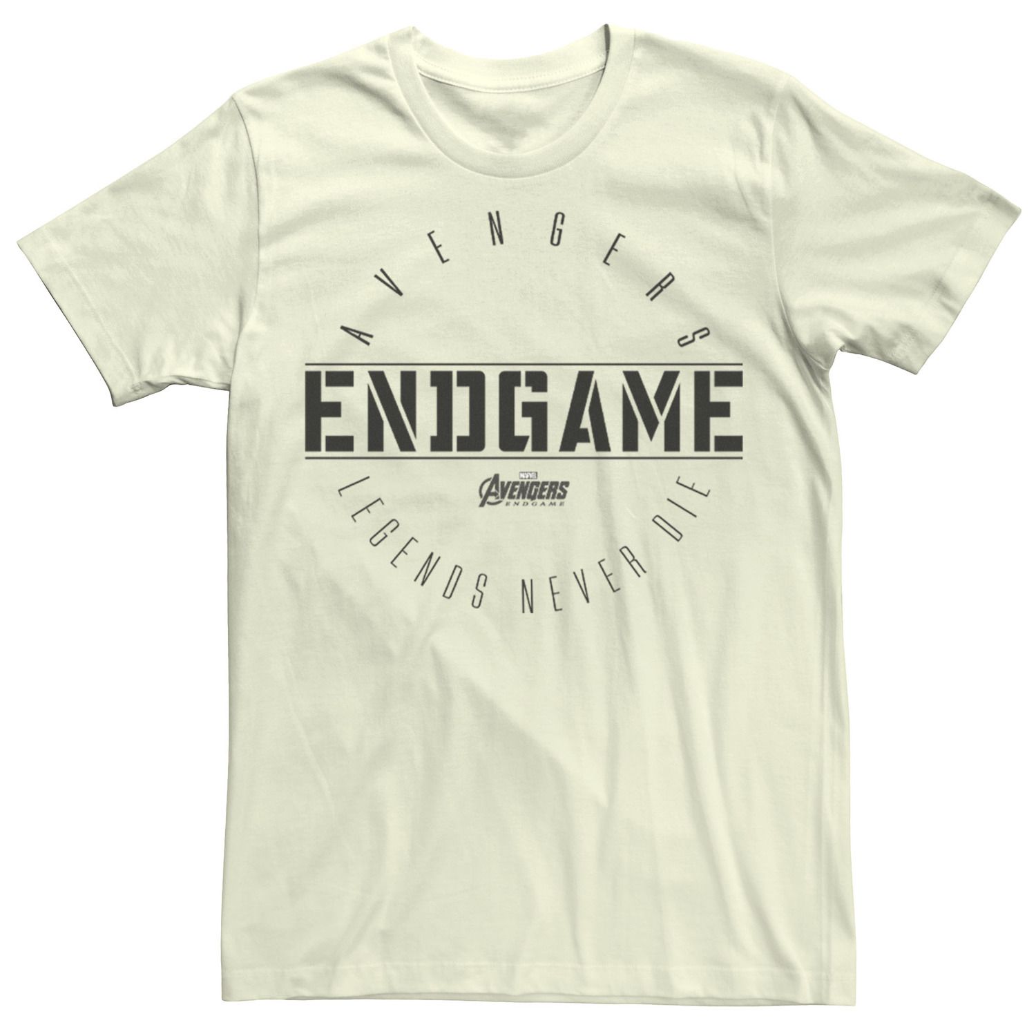 цена Мужская футболка с круглым логотипом Avengers Endgame и графическим рисунком Marvel