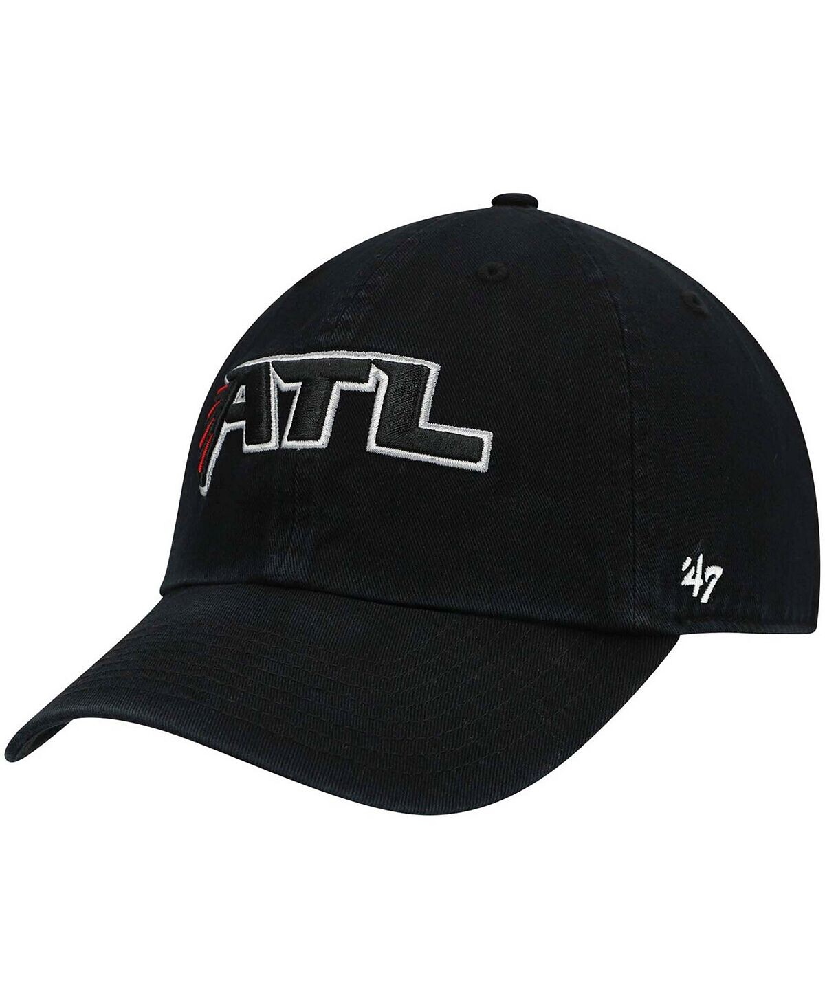 

Мужская черная регулируемая кепка Atlanta Falcons Clean Up Alternate '47 Brand