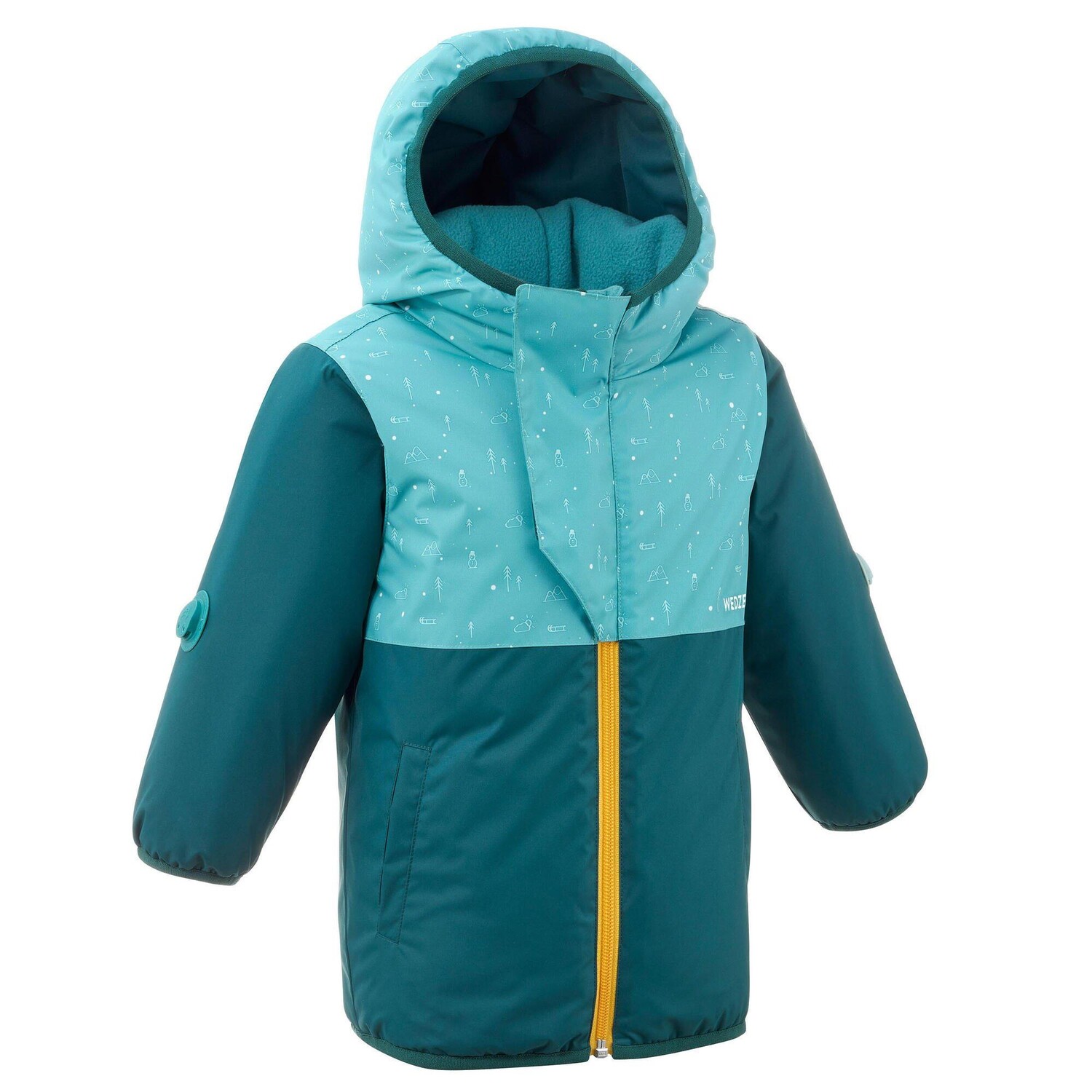Лыжная куртка Decathlon Теплая Lugiklip -And Wedze, синий
