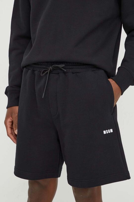 

Хлопковые шорты MSGM, черный
