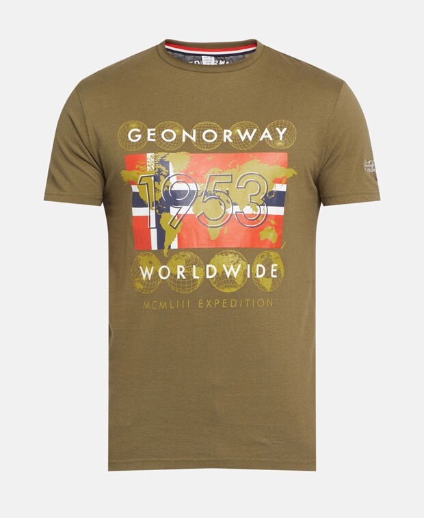 

Футболка Geographical Norway, хаки