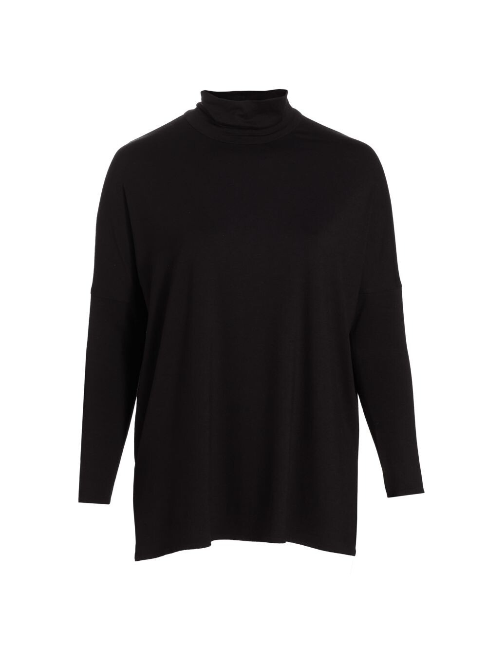 

Вязаная туника с высоким воротником Natural Elements Caroline Rose, Plus Size, черный