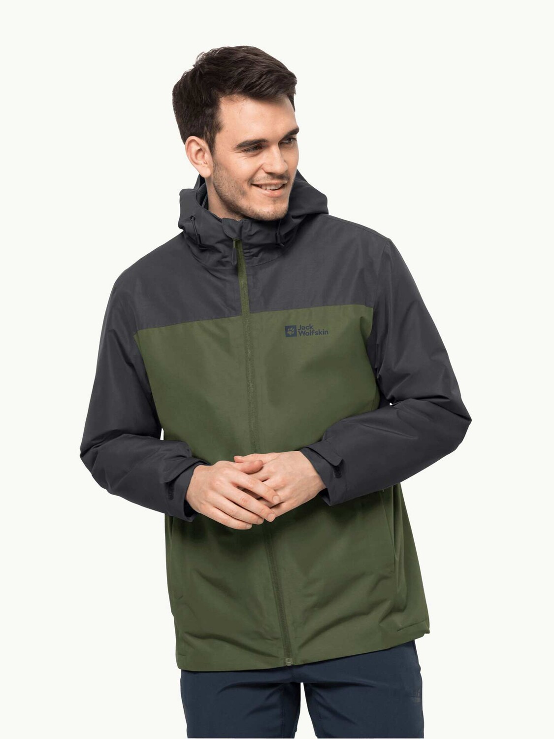 

Куртка Jack Wolfskin TAUBENBERG 3IN1 JKT M, зеленый