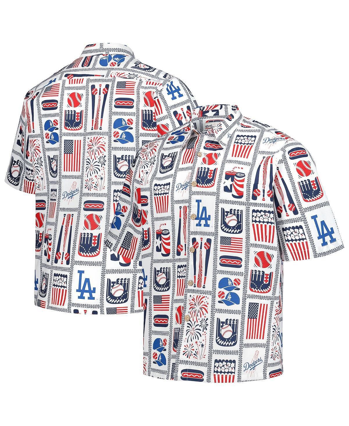 

Мужская белая рубашка на пуговицах Los Angeles Dodgers Americana Reyn Spooner