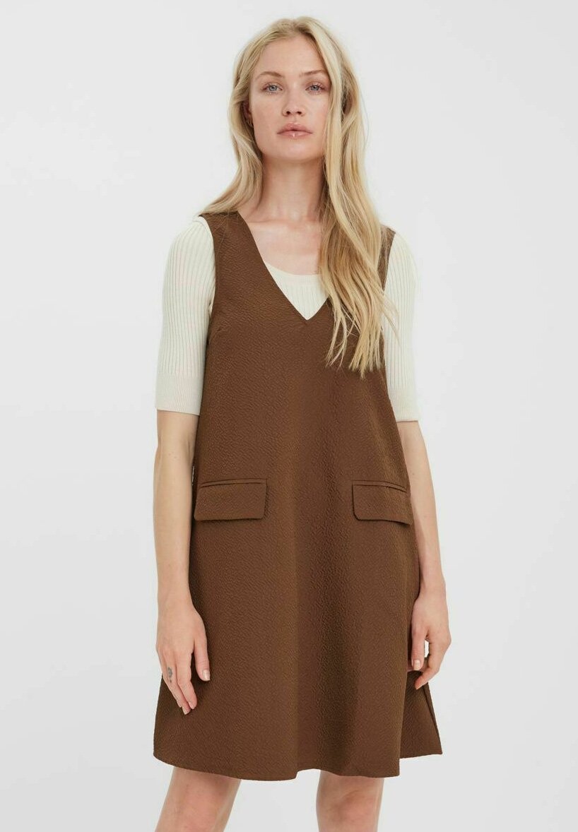 

Летнее платье Vero Moda, темно коричневый