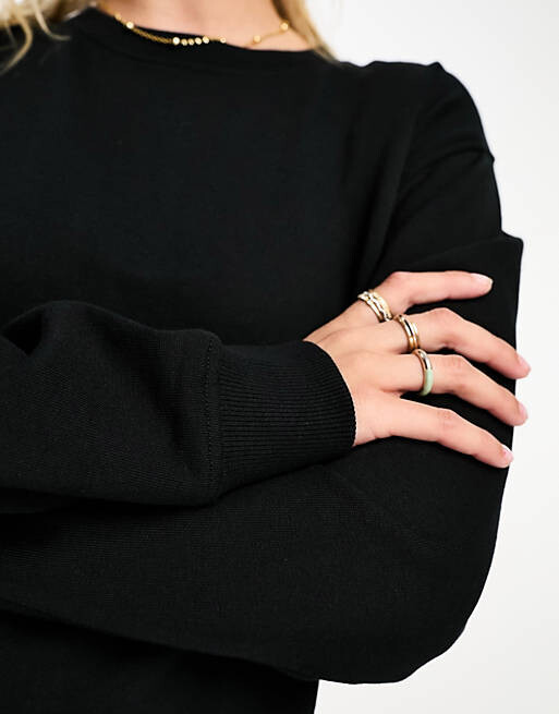 

Черное платье-толстовка мини ASOS DESIGN Maternity