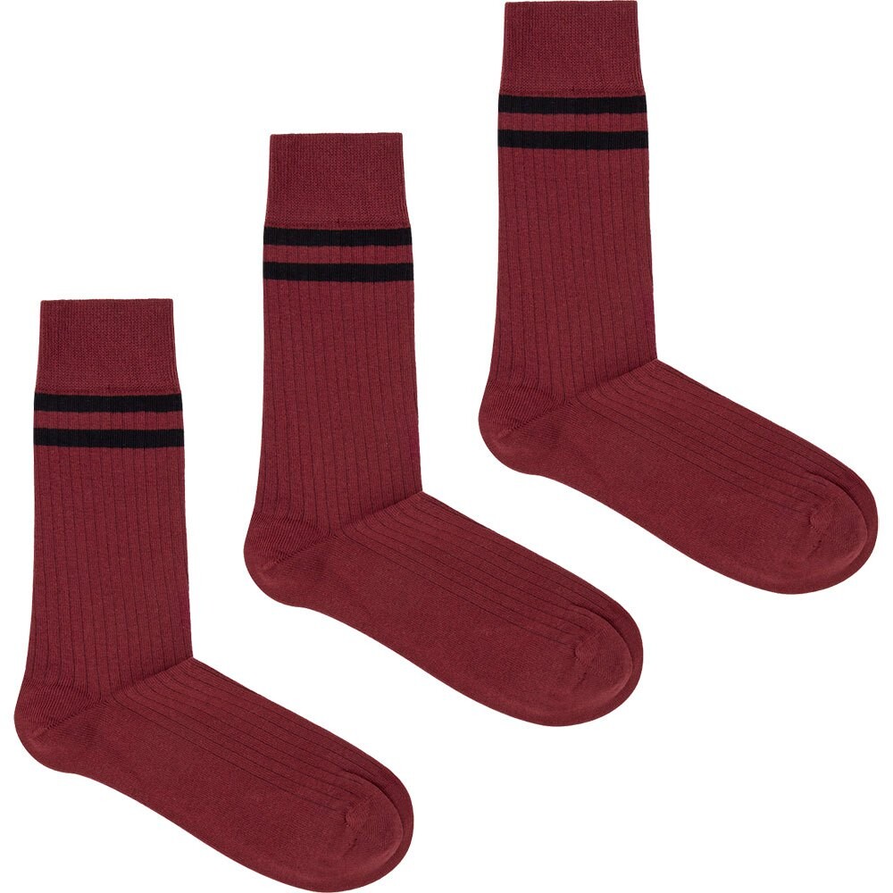 

Носки Pepe Jeans Color Rib Crew 3 шт, красный