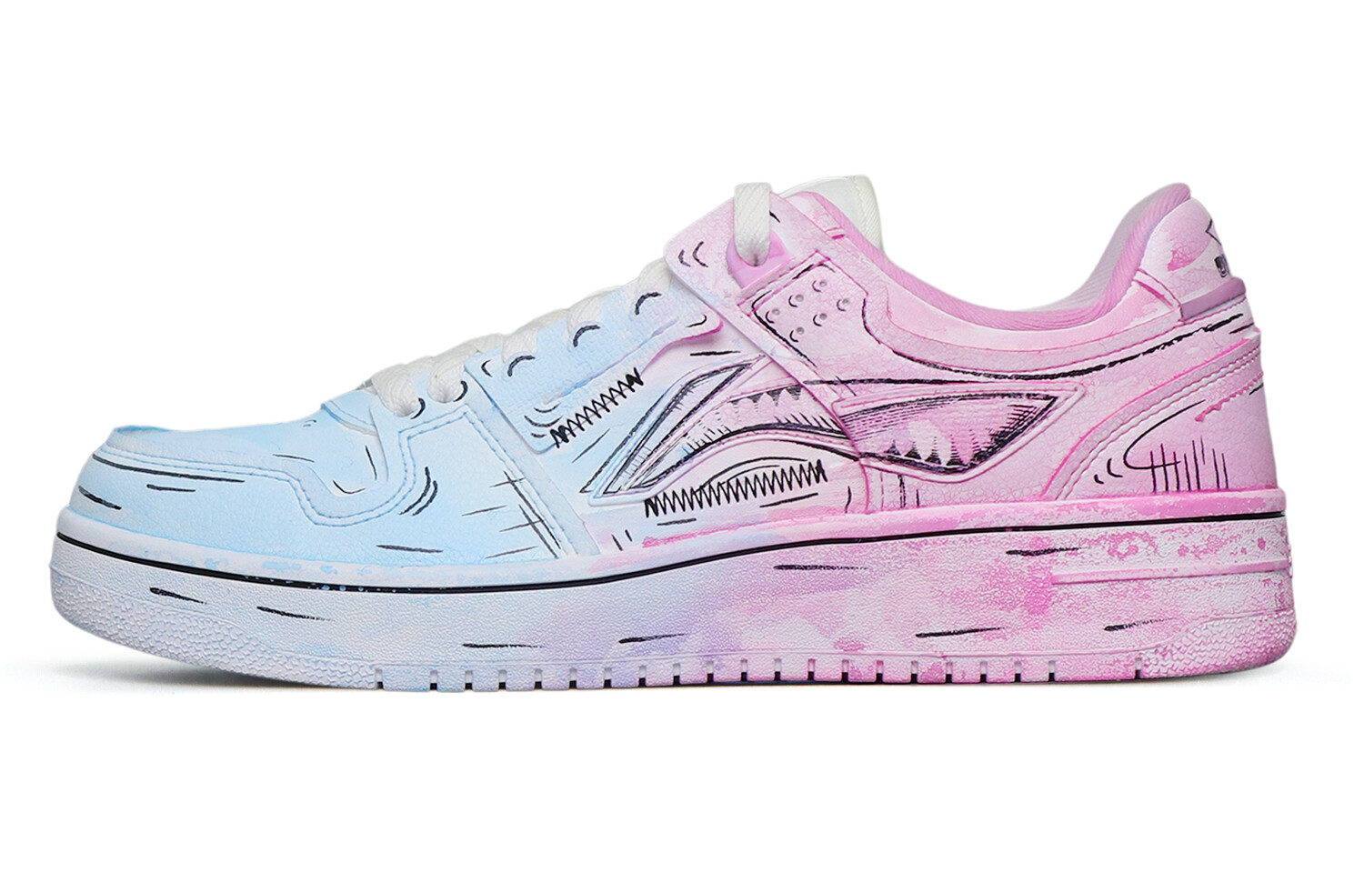 

Кроссовки LINING Tianji Skateboarding Shoes Men Low-top Pink And Blue, голубой, Синий, Кроссовки LINING Tianji Skateboarding Shoes Men Low-top Pink And Blue, голубой