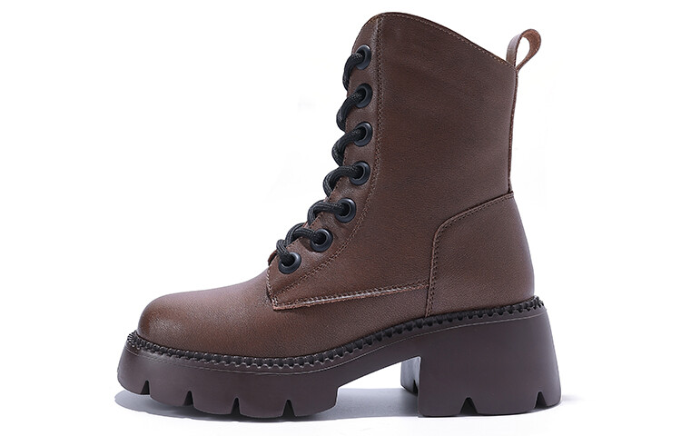 

Ботинки Martin Boot женские Junjali, цвет Brown - fleece