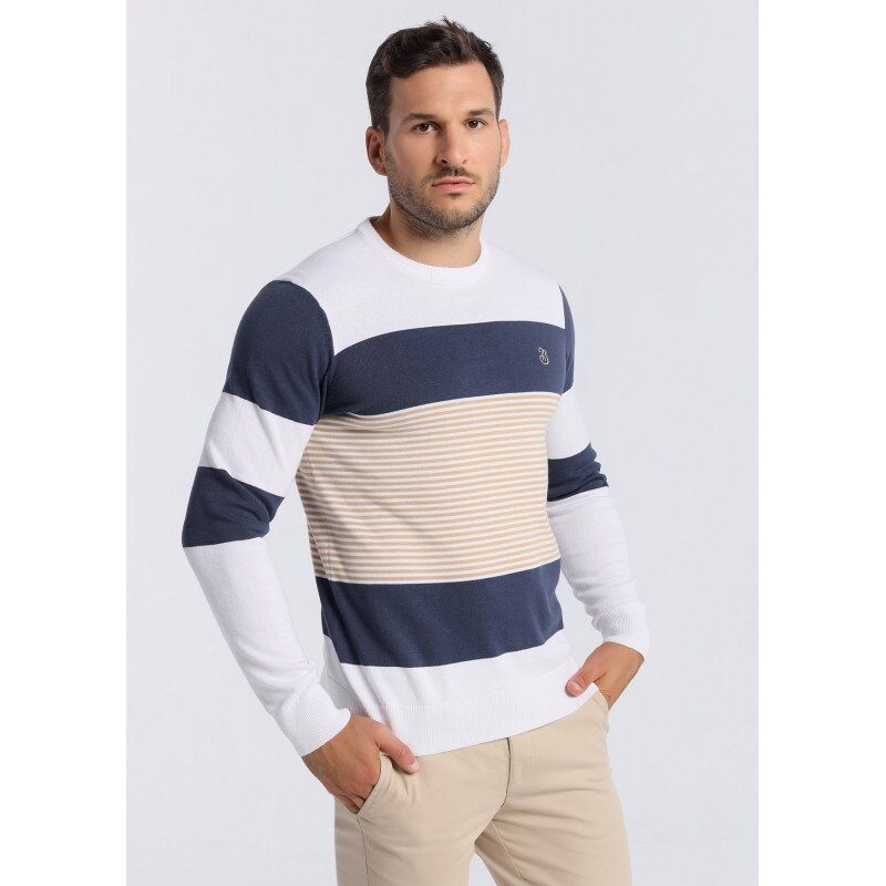

Свитер Bendorff 134069-87025-5213 Round Neck, белый