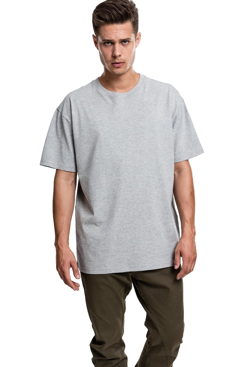 

Хлопковая футболка с заниженными рукавами Urban Classics, серый