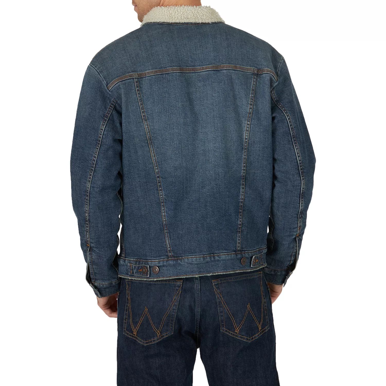 Мужская куртка на подкладке из шерпы Wrangler панама called a garment sherpa black