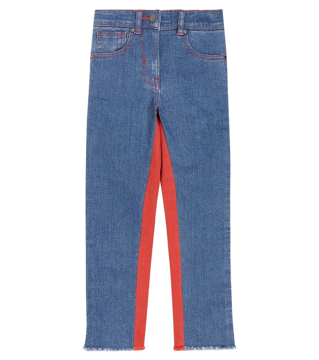 

Джинсы со вставками с логотипом Stella Mccartney Kids, мультиколор