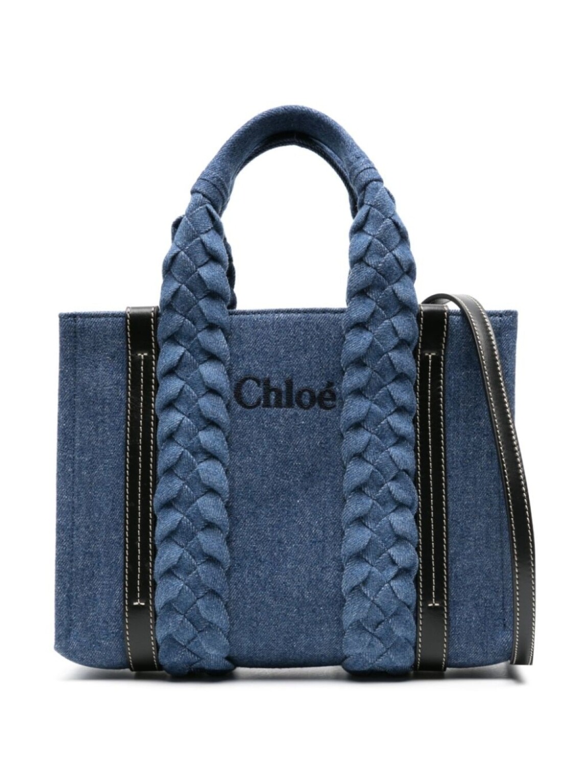 

Chloé джинсовая сумка-тоут Woody, синий