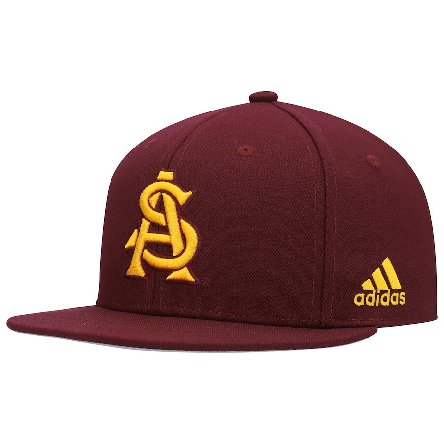 

Бейсболка adidas Arizona State Sun Devils, бордовый