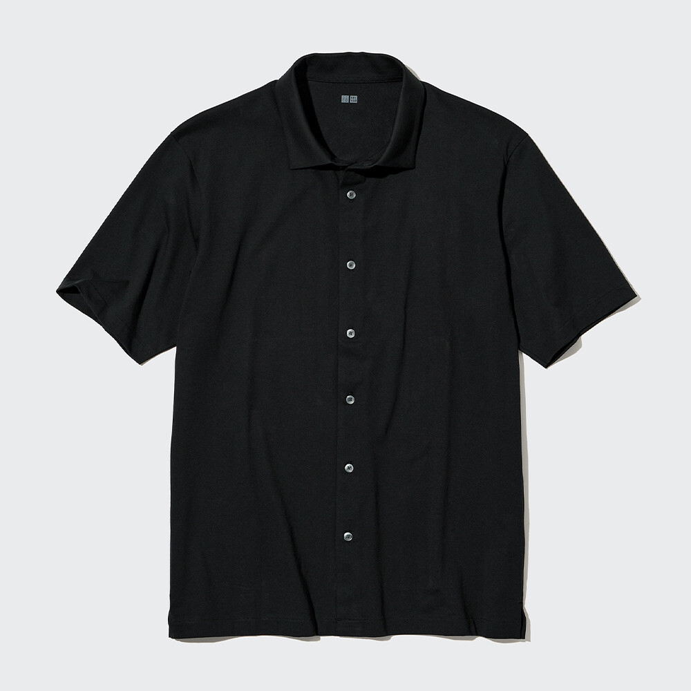

Uniqlo Мужской/Женский кардиган AIRism POLO (охлаждающая функциональная быстросохнущая рубашка с короткими рукавами)