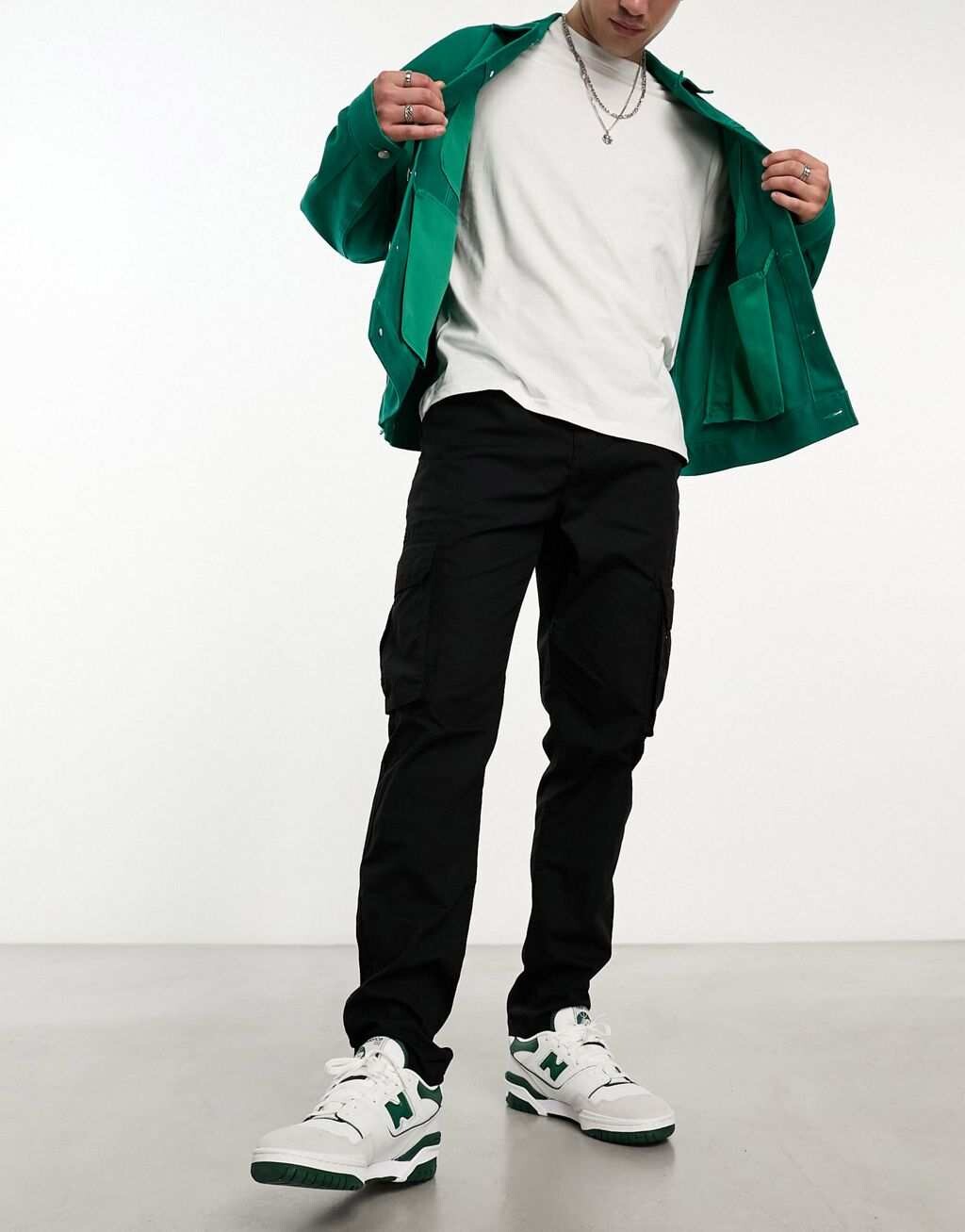 

Черные карго New Look рипстоп, Черный