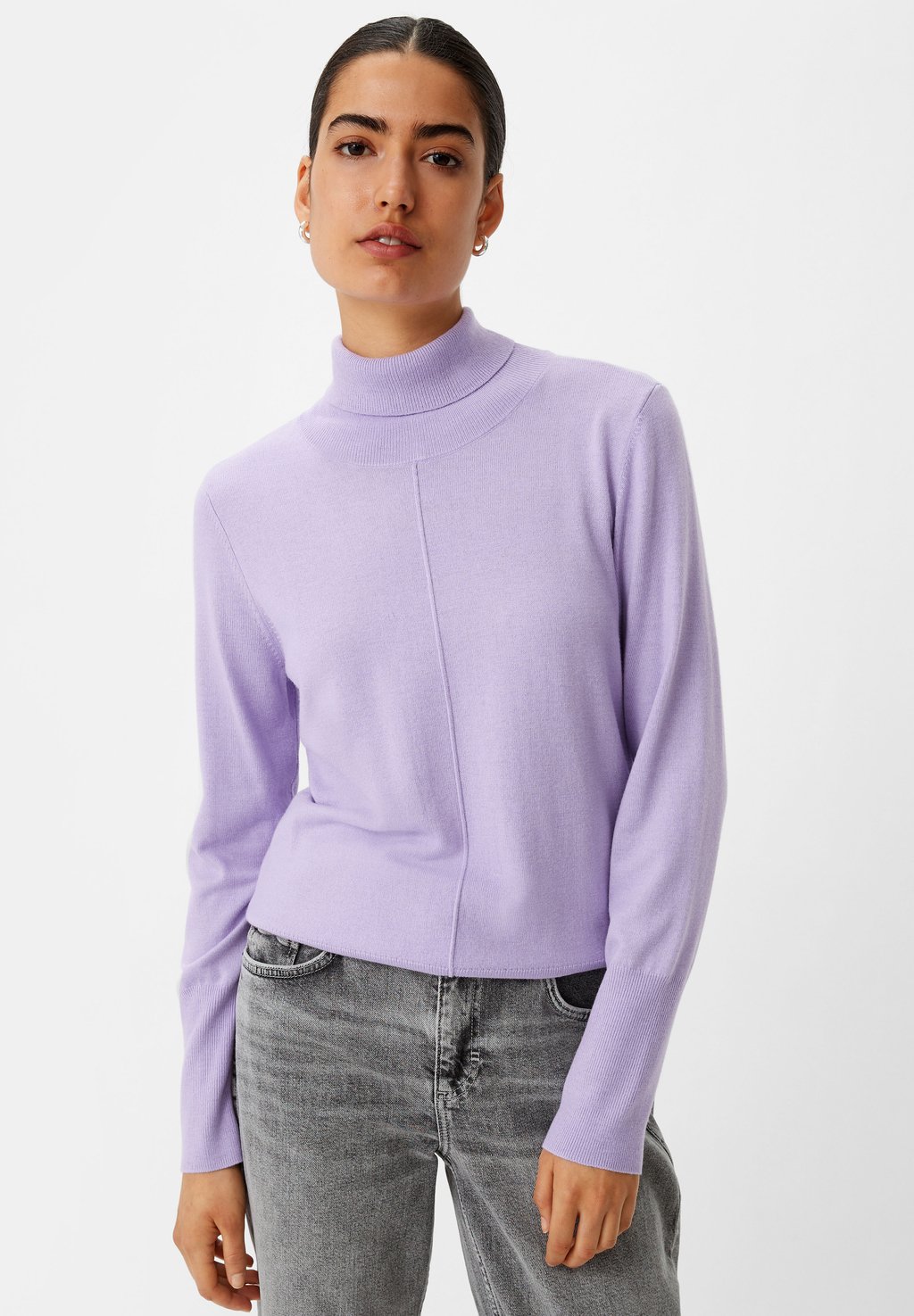 Вязаный свитер comma casual identity, цвет lavendel