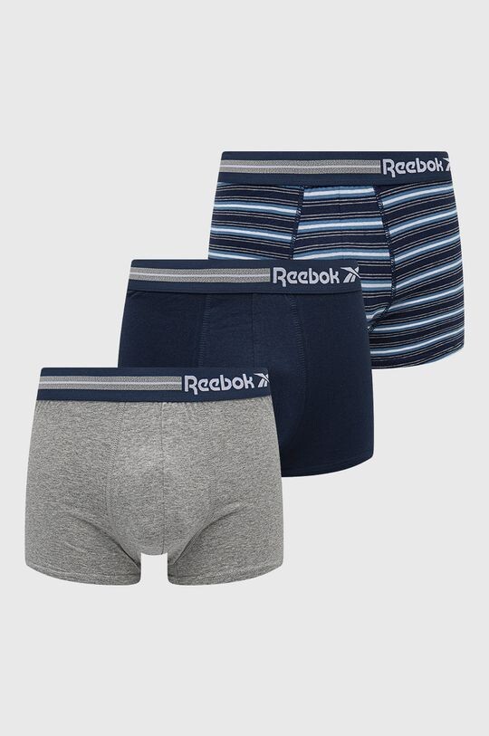 

Боксеры (3 пары) Reebok, темно-синий