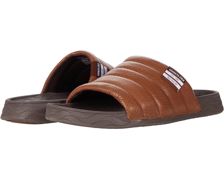 

Сандалии Kenneth Cole New York Nova Quilted Slide, цвет Cognac